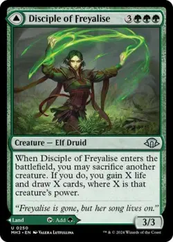 MTG English Disciple of Freyalise NM Normal Modern Horizons 3 - Image 1