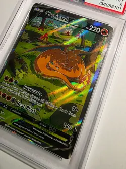 🔥 Charizard V SWSH260 🔥 SWSH: Sword & Shield Promo Cards 🔥 Holo 🔥 PSA 8!! - Image 3