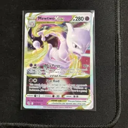 Mewtwo VSTAR 031/078 Pokemon GO Ultra Rare Pokemon TCG Card LP - Image 1
