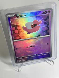 Spritzee (Master Ball Pattern) 038/131 SV: Prismatic Evolutions NM Pokemon Card - Image 1