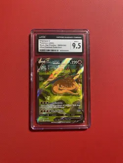 CGC 9.5 MINT+ Charizard V SWSH260 FULL ART HOLO 260 SWSH PROMO Pokemon Card TCG - Image 1