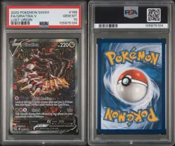Pokemon Giratina v Alt Art 2022 Lost Origin English Card 186/196 PSA 10 Gem Mint - Image 3
