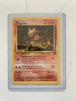 Magmar 39/62 Fossil Pokemon Card LP - Image 3