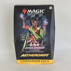 Magic the Gathering Aetherdrift Living Energy Commander Deck 100 Cards Sealed - Image 1