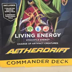 Magic the Gathering Aetherdrift Living Energy Commander Deck 100 Cards Sealed - Image 3