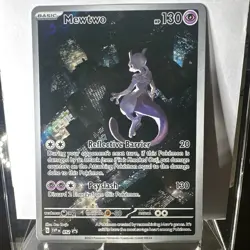 Pokemon Mewtwo TCG Black Star Promo Card 151 Holo UPC 052 - Image 1
