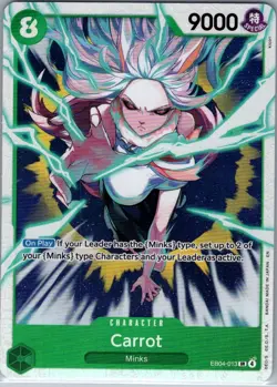 Carrot EB04-013 SR English The Azure Sea's Seven - One Piece Card - NM - Image 1