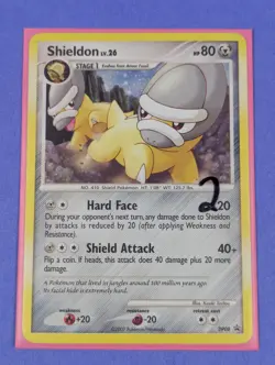 Shieldon - DP08 - Holo Promo Diamond & Pearl Promos - Pokemon Card - LP - Image 3