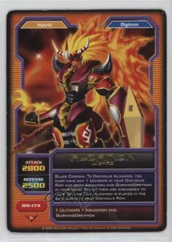 2005 Digimon - Digital Monsters Collectible Card Game Aldamon #DM-174 - Image 1