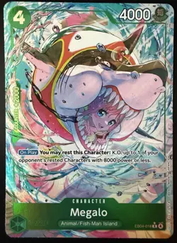 Megalo EB04-018 Alt Art One Piece Card Game English Near Mint - Image 2