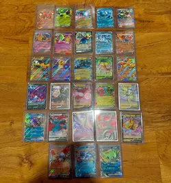 Lot of 28 Pokemon Cards Ex's, Gx's, and V's - Modern - NM Condition - Image 1