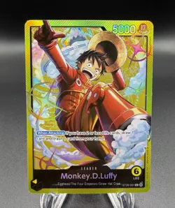 Monkey.D.Luffy ST29-001 Leader Card Starter Deck One Piece Cards English #4 - Image 1