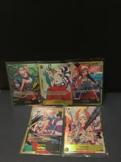 One Piece Trading Card collection (5 card Lot) Yamato, NM - Image 1