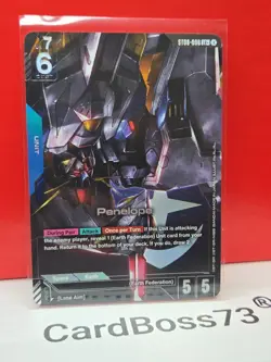 🔥 🔥 Penelope ST08-006 LR+ Gundam Card Game . Flash of Radiance 🔥 💣 - Image 1