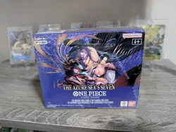 OP-14 One Piece Sealed Trading Cards The Azure Seas Seven - Image 1