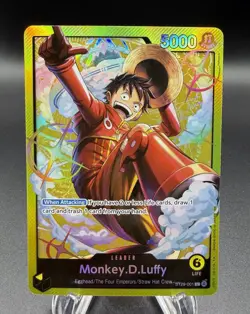Monkey.D.Luffy ST29-001 Leader Card Starter Deck One Piece Cards English #3 - Image 1
