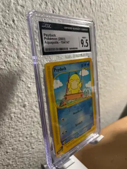 Psyduck 104/147 Aquapolis Non-Holo Pokemon Card The BEST Pokemon! E-reader - Image 2