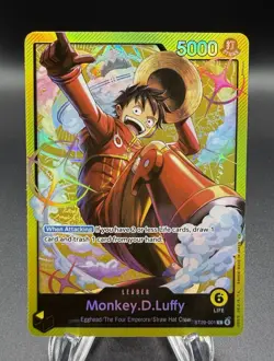 Monkey.D.Luffy ST29-001 Leader Card Starter Deck One Piece Cards English #2 - Image 1