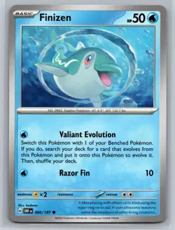 Finizen 60/197 #060/197 SV03: Obsidian Flames Common - Pokemon Cards G36 - Image 1