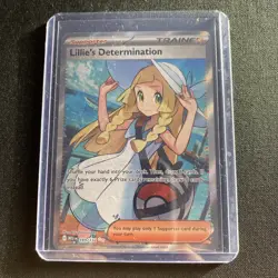 Pokemon TCG Mega Evolution Lillie’s Determination Full Art Trainer Card 169/132 - Image 1