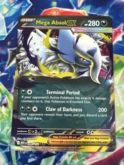 Pokemon TCG Mega Absol EX 086/132 - Mega Evolution Card - Near Mint - Image 1