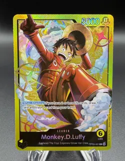 Monkey.D.Luffy ST29-001 Leader Card Starter Deck One Piece Cards English #1 - Image 1