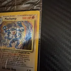 Machamp 8/102 -FACTORY SEALED HOLO RARE - Pokemon Base Set 1st Edition Card MINT - Image 3