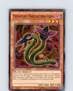 Yu-Gi-Oh TCG Predaplant Darlingtonia Cobra MACR-EN010 Unlimited Common Card NM - Image 1