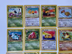 1st Edition Jungle Pokemon TCG Full Set of 32 Uncommon & Common Cards NM Pikachu - Image 2