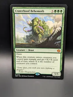 MTG - Craterhoof Behemoth - Normal - Creature Beast - TDM #138 - Mythic - NM - Image 1