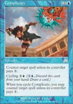 1x Complicate Light Play, English Onslaught MTG Magic - Image 1