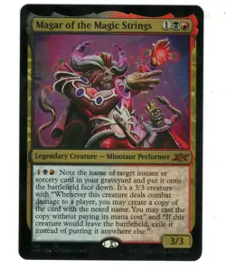 MTG Magar of the Magic Strings Galaxy Foil Unfinity Magic The Gathering TCG - Image 1