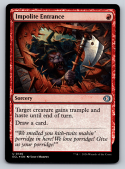 Impolite Entrance FOIL - Lorwyn Eclipsed MTG - Image 1