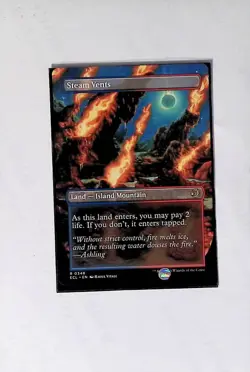 Steam Vents MINT Borderless 348 Lorwyn Eclipsed ECL MTG Rare Land Unplayed M/NM - Image 2