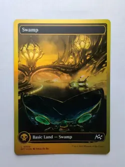 MTG Swamp (DFT) (First-Place Foil) Aetherdrift Land 509 - Image 1