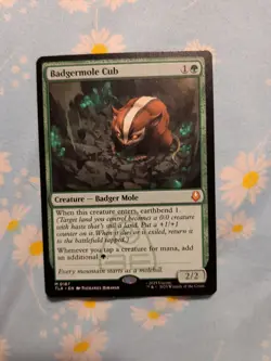 Magic: The Gathering Avatar The Last Airbender Badger Mole Cub - Image 1