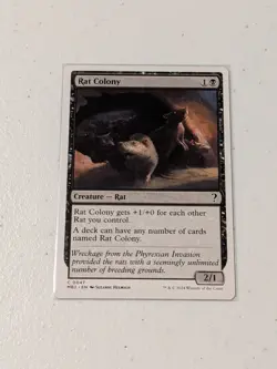 MTG Rat Colony - White Border - Mystery Booster 2 (MB2) NM - Image 1