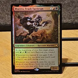 MTG Muerra, Trash Tactician Bloomburrow Set Foil Rare #227 NM Fresh Pull - Image 1
