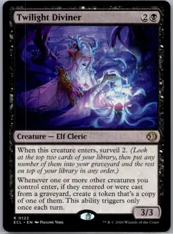 Twilight Diviner (R) #122 Lorwyn Eclipsed MTG NM - Image 1