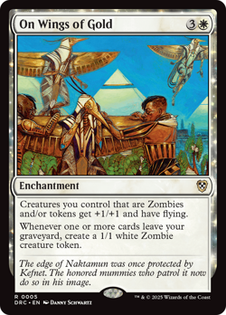 MTG - On Wings of Gold - Aetherdrift Commander (DRC), 0005 - Image 1