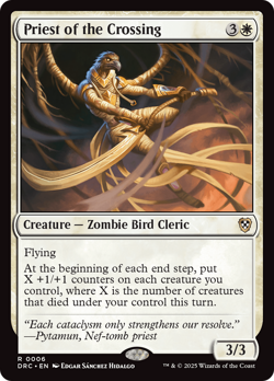 MTG - Priest of the Crossing - Aetherdrift Commander (DRC), 0006 - Image 1