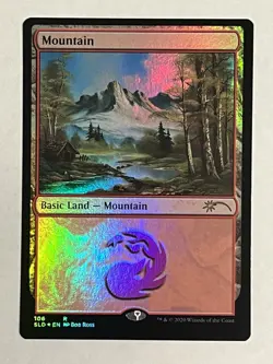 Mountain 106 NM Foil Secret Lair MTG - Image 1