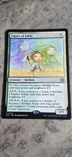 Figure of Fable Lorwyn Eclipsed Regular Creature Kithkin Rare MTG NM - Image 1
