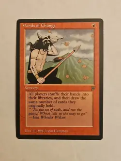 💥 Winds of Change 💥 ENGLISH MTG Legends Regular NM/LP Magic The Gathering - Image 1