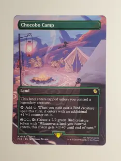Chocobo Camp (Borderless) Commander: Final Fantasy Non-Foil MTG - Image 1