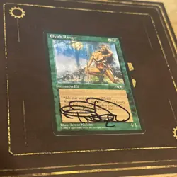 MTG Elvish Ranger Signed by TERESE NIELSEN - Image 1