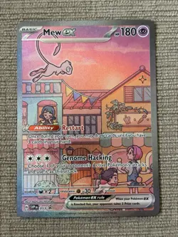 Pokemon TCG Mew ex Full Art SIR Promo Holo 151 UPC 053 NM - Image 1