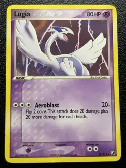 Unseen Forces Lugia 29/115 NON HOLO Pokemon MP - Image 1