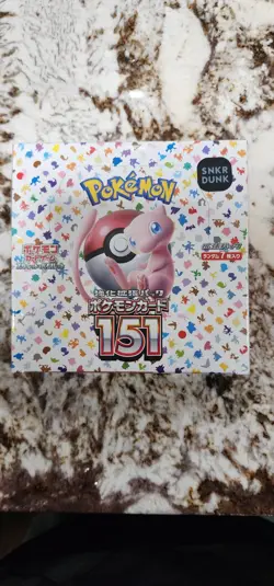 Pokemon 151 Japanese Sealed Booster Box Sv2a w/ SHRINK - US seller - Image 1