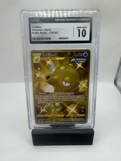 CGC 10 Octillery 178/163 Secret Rare Battle Styles Pokemon Card - Image 1